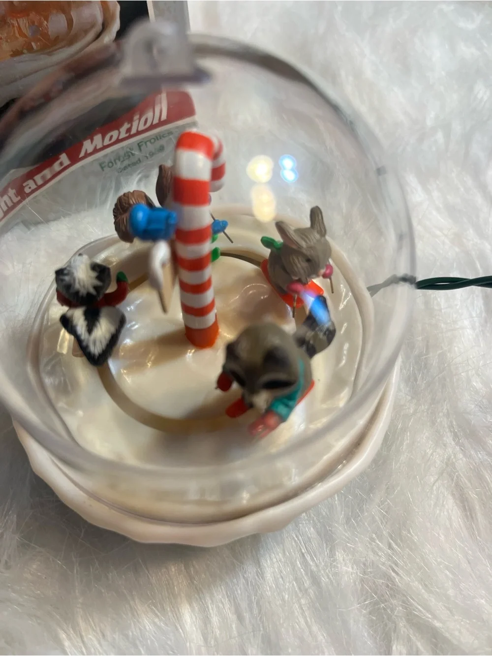 Forest Frolics Holiday Snow Globe